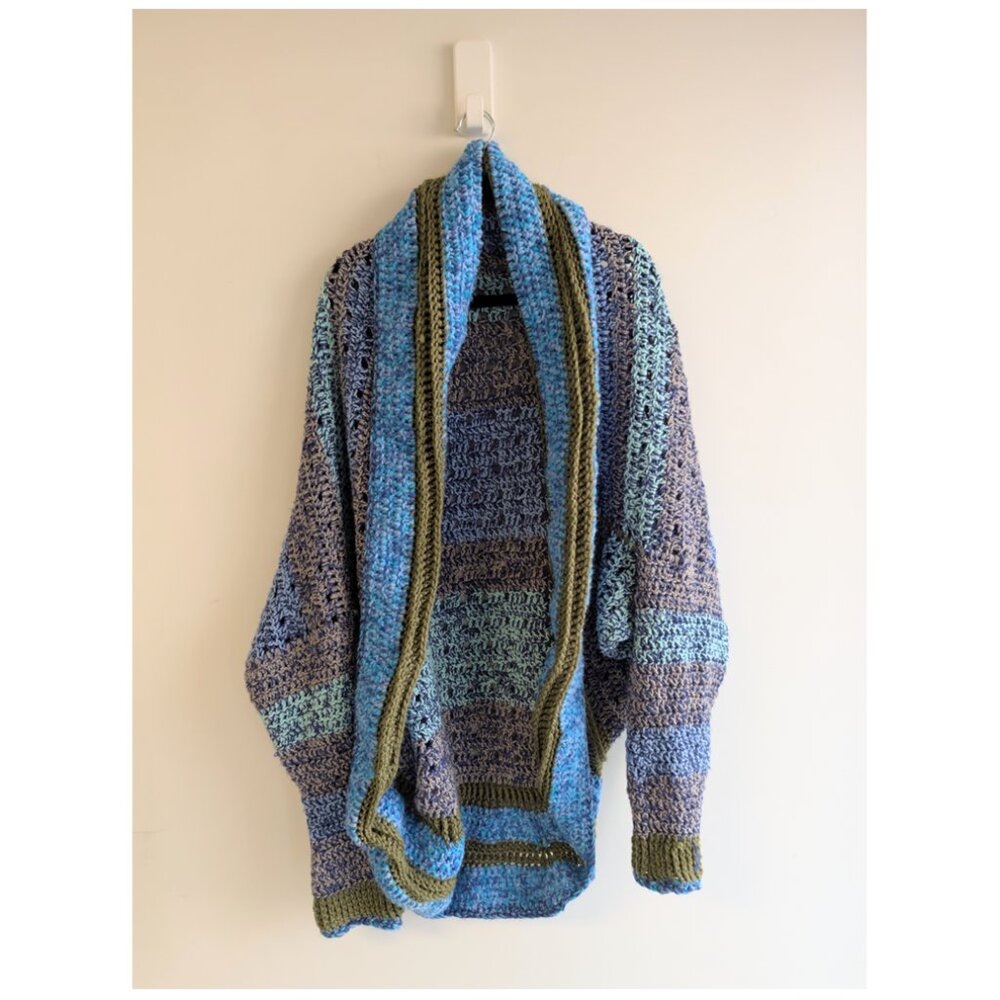 Handcrafted Knit Cocoon Sweater Cardigan
